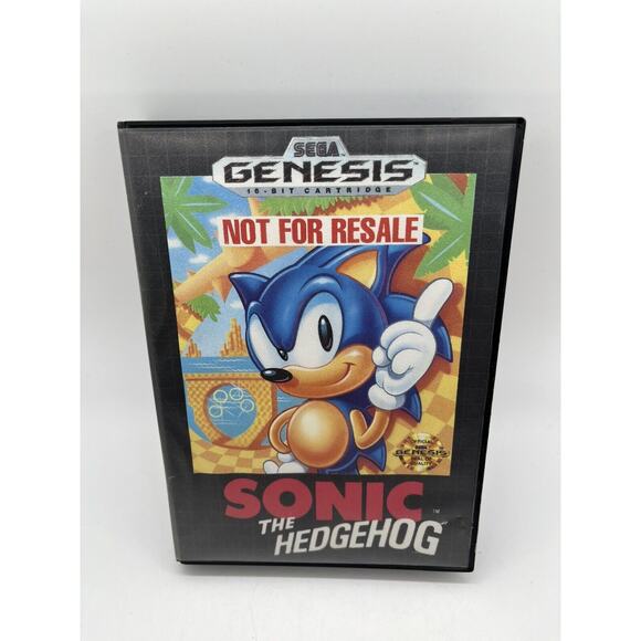 Sonic the Hedgehog (Sega Genesis, 1991) - With Original Box - TESTED